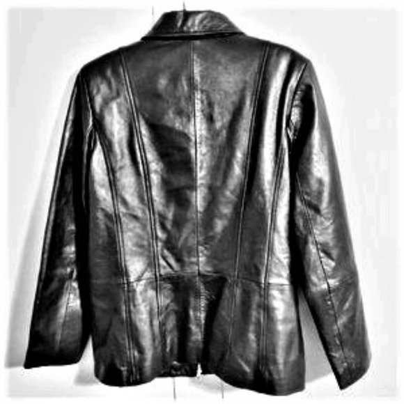 CASUAL CORNER ANNEX Leather Jacket - Picture 1 of 6